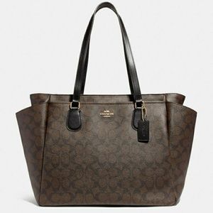 Coach Baby Bag In Signature Canvas
